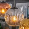 Ripoll Lampadario a sospensione, Lampada a sfera, Lampada a sospensione Oro, Chiaro, Ramato, Grigio fumo, 4-Luci