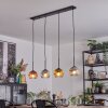 Ripoll Lampadario a sospensione, Lampada a sfera, Lampada a sospensione Oro, Chiaro, Ramato, Grigio fumo, 4-Luci