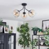 Koyoto Plafoniera, Lampada a sfera Ambrato, Chiaro, 3-Luci