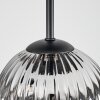 Chehalis Plafoniera, Lampada a sfera 45 cm Ambrato, Grigio fumo, 5-Luci