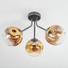 Ripoll Plafoniera, Lampada a sfera Oro, Chiaro, 3-Luci