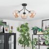 Koyoto Plafoniera, Lampada a sfera Ambrato, 3-Luci