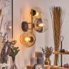 Koyoto Lampada a sfera, Applique Oro, Nero, 3-Luci