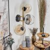 Koyoto Lampada a sfera, Applique Oro, Nero, 3-Luci