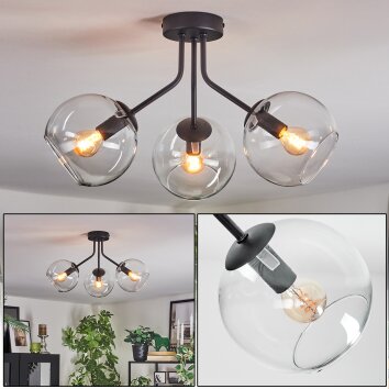Koyoto Plafoniera, Lampada a sfera 42 cm Chiaro, 3-Luci