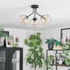 Koyoto Plafoniera, Lampada a sfera Ambrato, Chiaro, 3-Luci