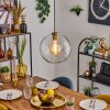 Koyoto Lampadario a sospensione, Lampada a sfera, Lampada a sospensione Oro, Nero, 1-Luce
