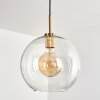 Koyoto Lampadario a sospensione, Lampada a sfera, Lampada a sospensione Oro, Nero, 1-Luce
