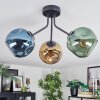 Ripoll Plafoniera, Lampada a sfera Blu, Oro, Verde, 3-Luci