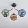 Koyoto Plafoniera, Lampada a sfera Blu, Oro, Verde, 3-Luci