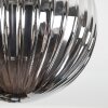 Chehalis Plafoniera, Lampada a sfera Grigio fumo, 5-Luci