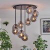 Gastor Plafoniera, Lampada a sfera Grigio fumo, 9-Luci