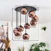 Koyoto Plafoniera, Lampada a sfera Ramato, 9-Luci