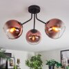 Koyoto Plafoniera, Lampada a sfera Chiaro, Ramato, 3-Luci