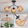 Ripoll Plafoniera, Lampada a sfera Ambrato, 3-Luci