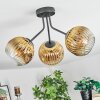 Ripoll Plafoniera, Lampada a sfera Oro, Chiaro, 3-Luci