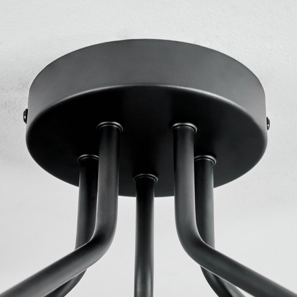 Koyoto Plafoniera, Lampada a sfera 52 cm Chiaro, Ramato, 5-Luci
