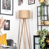 Soungou Lampada da terra Legno chiaro, Bianco, 1-Luce