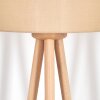 Soungou Lampada da terra Legno chiaro, Bianco, 1-Luce