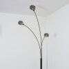Nikkala Lampada da terra Cromo, Nero, 3-Luci