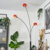 Nikkala Lampada da terra Cromo, Nero, 3-Luci