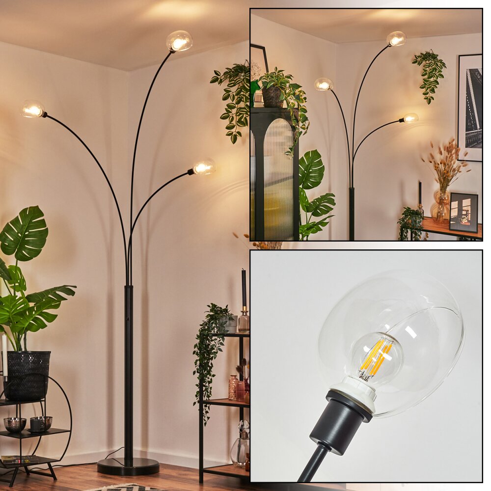 Nikkala Lampada da terra Nero, 3-Luci main product photo