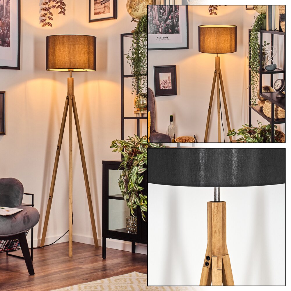 Soungou Lampada da terra Écru, Nichel opaco, 1-Luce main product photo