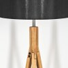 Soungou Lampada da terra Écru, Nichel opaco, 1-Luce