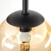 Chehalis Plafoniera, Lampada a sfera Ambrato, Chiaro, Grigio fumo, 5-Luci