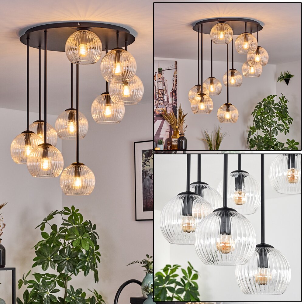 Koyoto Plafoniera, Lampada a sfera 57 cm Chiaro, 9-Luci main product photo