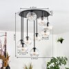 Koyoto Plafoniera, Lampada a sfera 57 cm Chiaro, 9-Luci