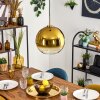 Koyoto Lampadario a sospensione, Lampada a sfera, Lampada a sospensione Oro, Nero, 1-Luce