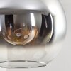 Koyoto Lampadario a sospensione, Lampada a sfera, Lampada a sospensione Oro, Nero, 1-Luce