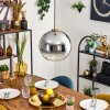 Koyoto Lampadario a sospensione, Lampada a sfera, Lampada a sospensione Oro, Nero, 1-Luce