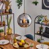 Koyoto Lampadario a sospensione, Lampada a sfera, Lampada a sospensione Oro, Nero, 1-Luce