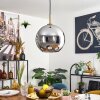 Koyoto Lampadario a sospensione, Lampada a sfera, Lampada a sospensione Oro, Nero, 1-Luce