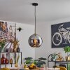 Koyoto Lampadario a sospensione, Lampada a sfera, Lampada a sospensione Oro, Nero, 1-Luce