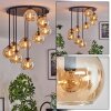 Koyoto Plafoniera, Lampada a sfera Ambrato, 9-Luci