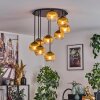 Koyoto Plafoniera, Lampada a sfera 57 cm Oro, Chiaro, 9-Luci