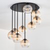 Koyoto Plafoniera, Lampada a sfera Ambrato, Chiaro, 9-Luci Koyoto Plafoniera, Lampada a sfera Ambrato, Chiaro, 9-Luci