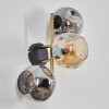 Ripoll Lampada a sfera, Applique Oro, Nero, 3-Luci