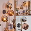 Gastor Lampada a sfera, Applique Oro, Nero, 3-Luci