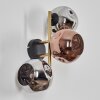 Gastor Lampada a sfera, Applique Oro, Nero, 3-Luci