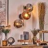 Gastor Lampada a sfera, Applique Oro, Nero, 3-Luci