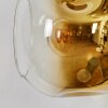 Ripoll Lampada a sfera, Applique Oro, Nero, 3-Luci