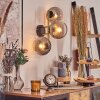 Koyoto Lampada a sfera, Applique Oro, Nero, 3-Luci