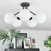 Gastor Plafoniera, Lampada a sfera 52 cm Bianco, 5-Luci