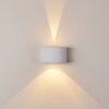 Windhoek Applique da esterno LED Bianco, 2-Luci