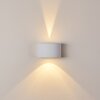 Windhoek Applique da esterno LED Bianco, 2-Luci