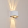 Windhoek Applique da esterno LED Bianco, 2-Luci